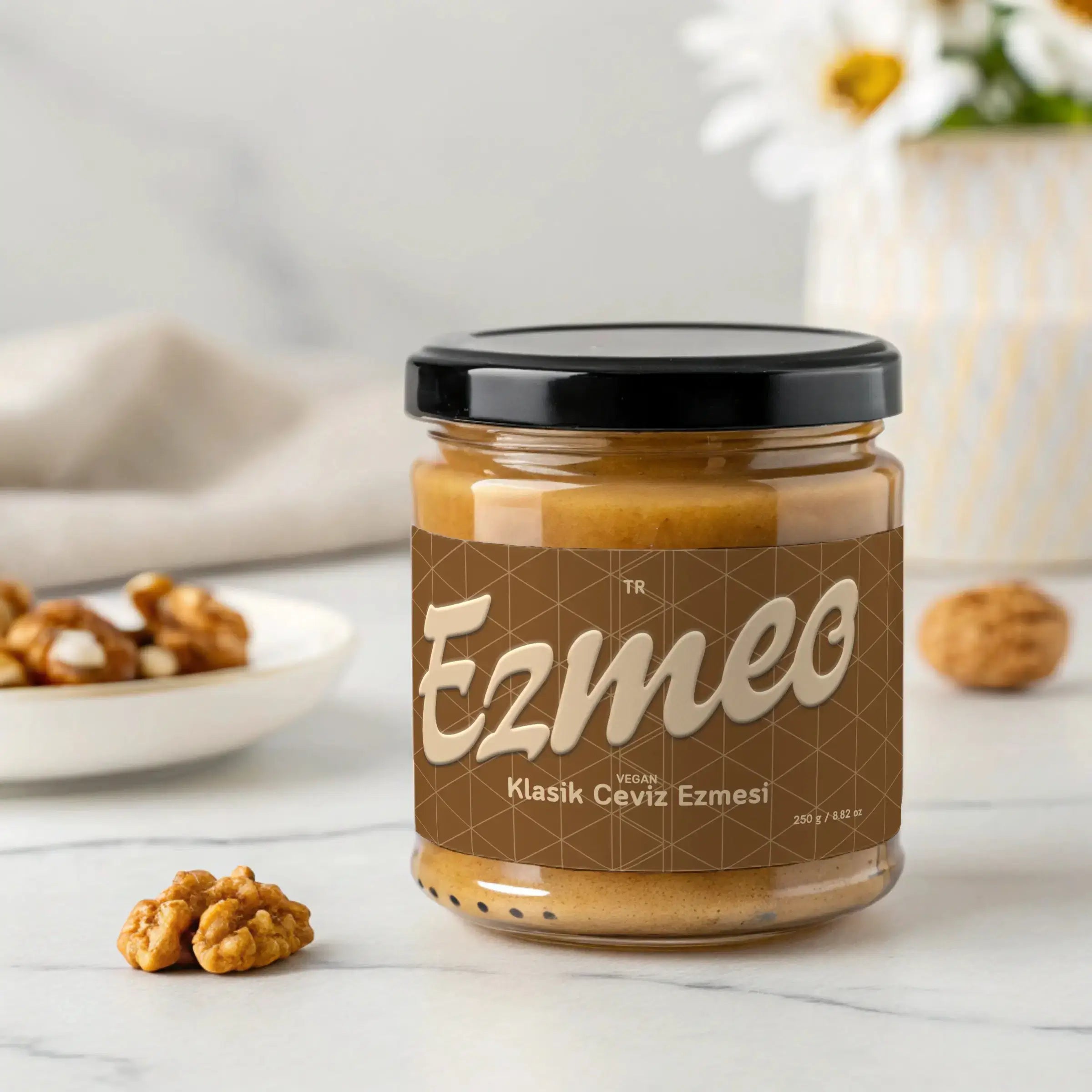 katkısız ceviz ezmesi classic walnut spread glutensiz ceviz şekersiz çocuklar için ideal
