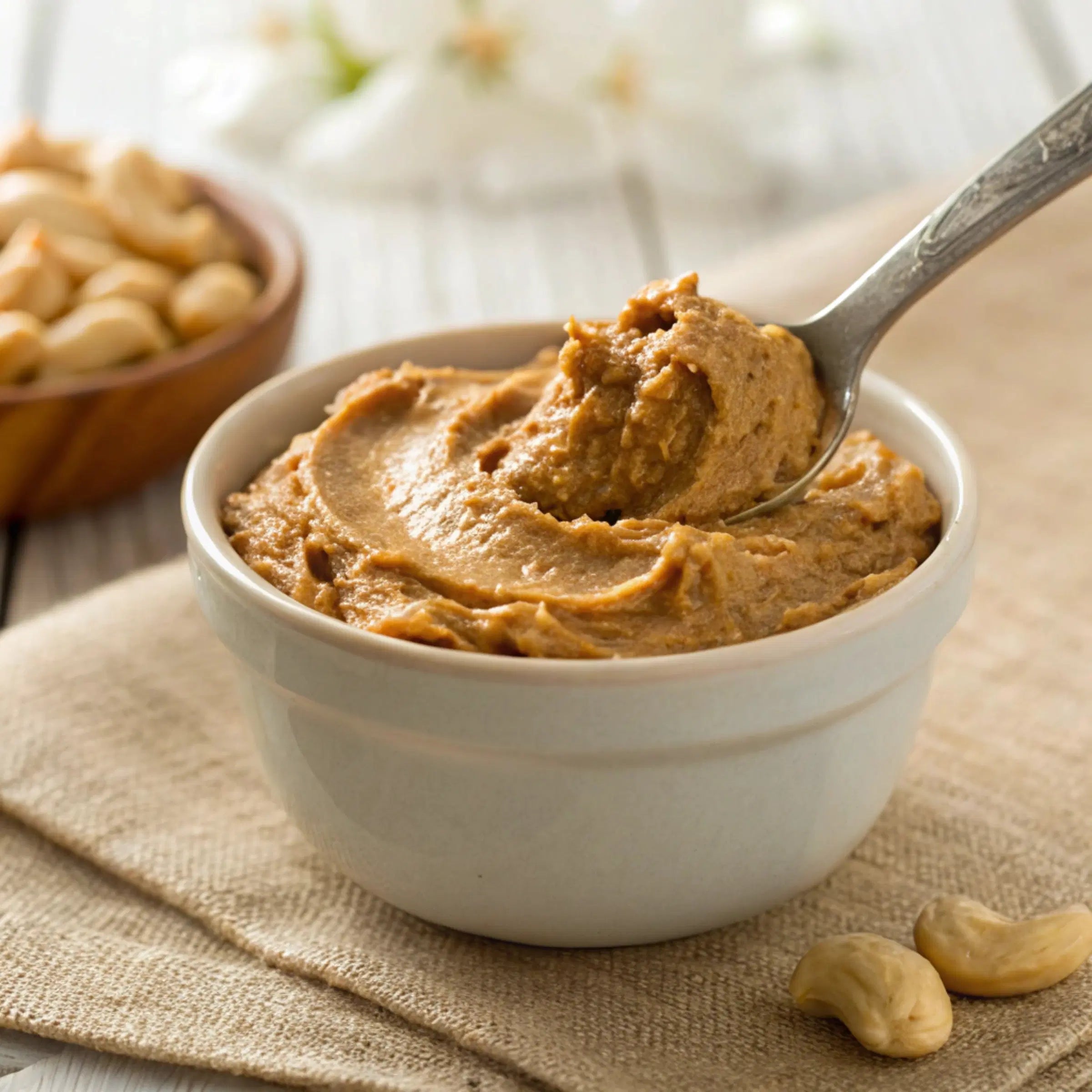 keto kaju ezmesi sugar free cashew butter protein kaynağı sağlıklı kaju spread
